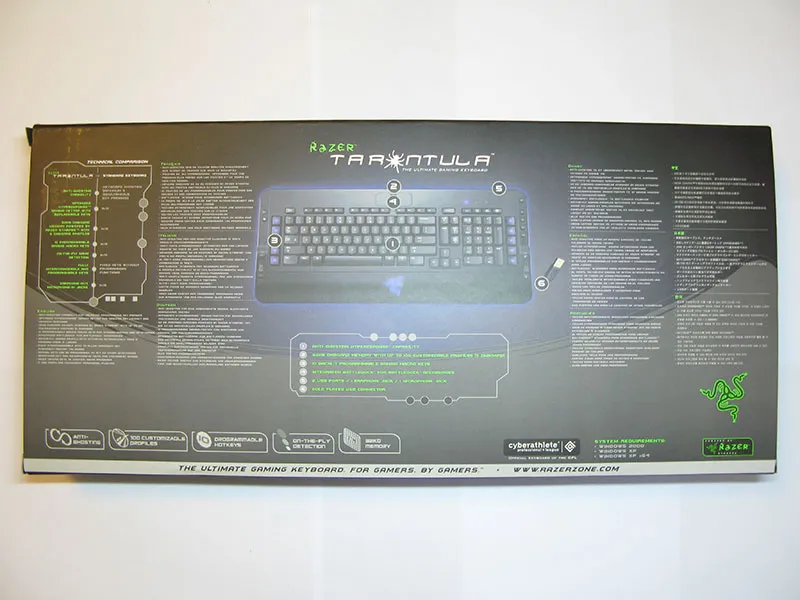 20864 razer tarantula white build quality