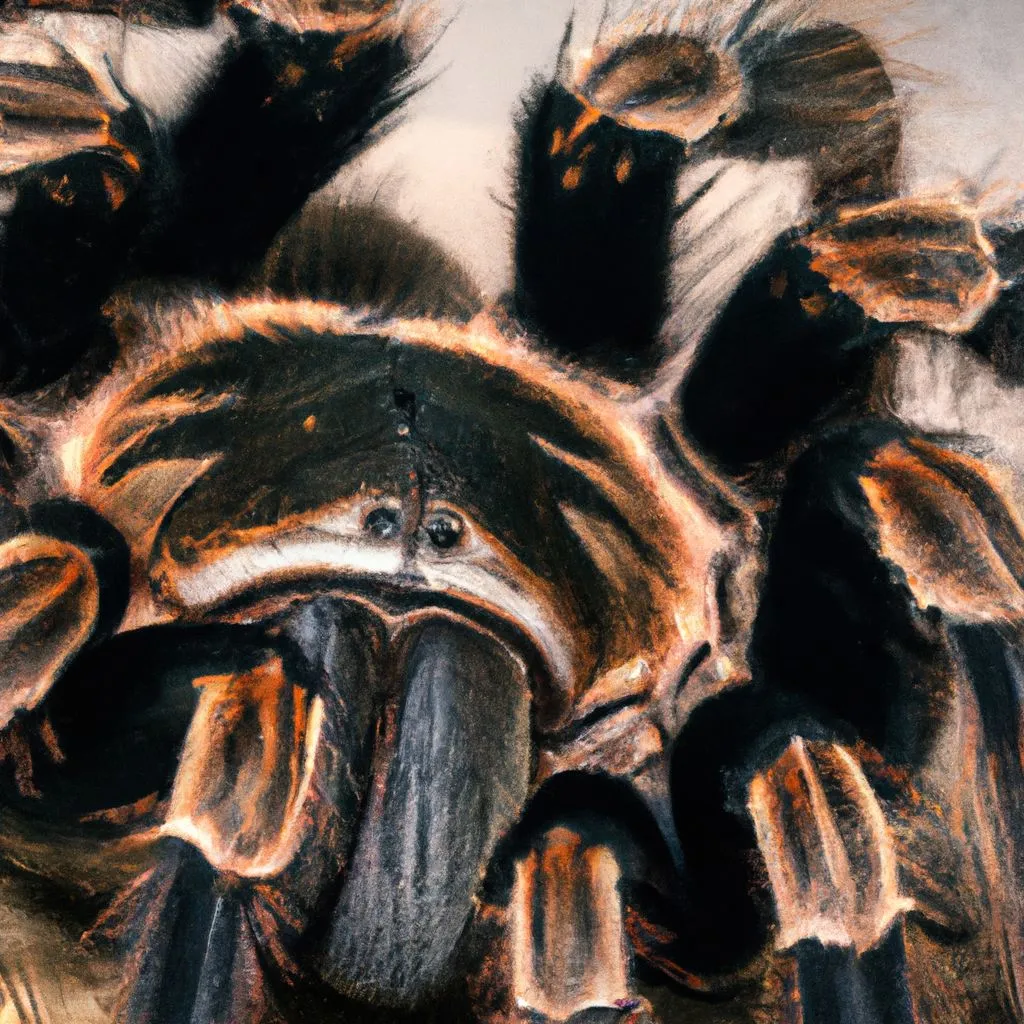 21037 tarantula molting