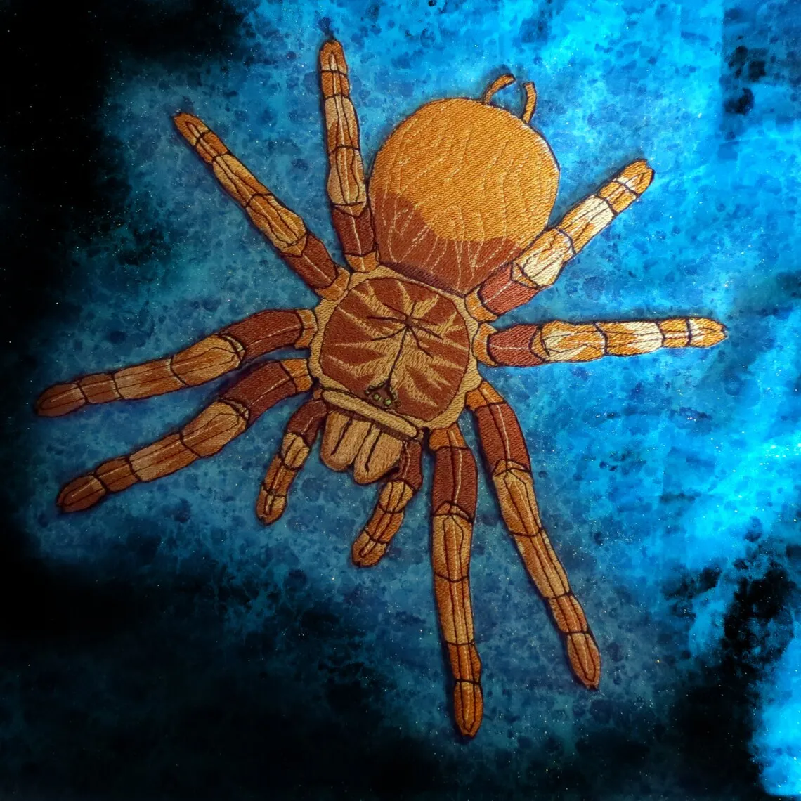 21076 goliath tarantula feeding